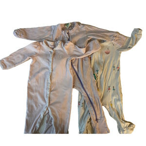 6 month baby girl onsie bundle. 2 organic pieces Ralph Lauren, Pekkle, Parade